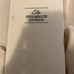 The Five Minute Journal in Cream